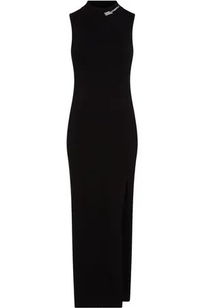 Karl Lagerfeld Trägerkleid mit Logo-Stickerei