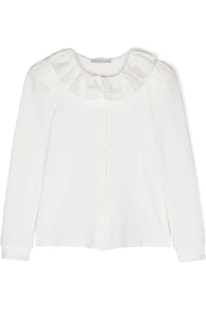 MONNALISA Bluse mit Strass-Monogramm