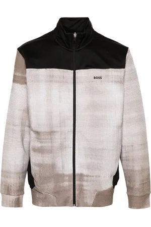 HUGO BOSS Sportjacke mit abstraktem Muster