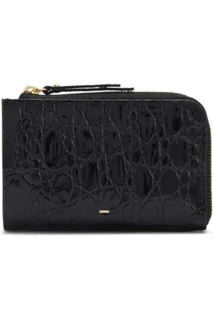 Giuseppe Zanotti Aurelio 2.0 Portemonnaie mit Kroko-Optik