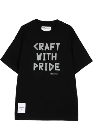Izzue X Neighborhood T-Shirt mit Slogan-Print