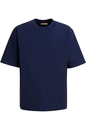 Marni T-Shirt mit Logo-Applikation