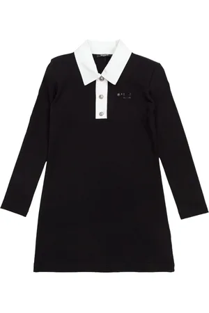 Balmain Hemdkleid mit Logo-Print