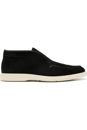 santoni Slip-On-Boots aus Wildleder