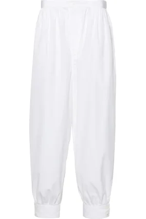Hed Mayner Popeline-Hose mit geradem Bein