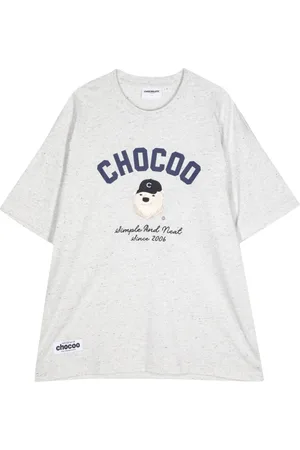 Chocoolate T-Shirt mit Logo-Print