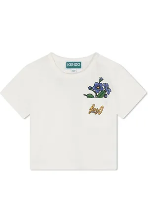 Kenzo T-Shirt aus Bio-Baumwolle mit Blumen-Print