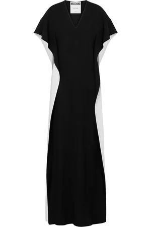 Moschino Maxikleid mit V-Ausschnitt