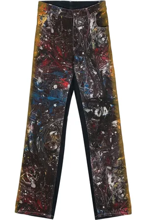 Charles Jeffrey Loverboy Exclusive Painted Art Jeans