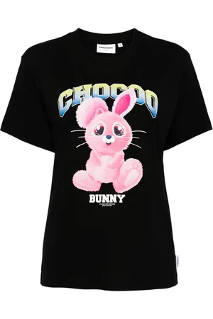 Chocoolate T-Shirt mit Bunny-Print
