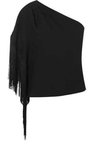Moschino One-Shoulder-Bluse mit Fransen