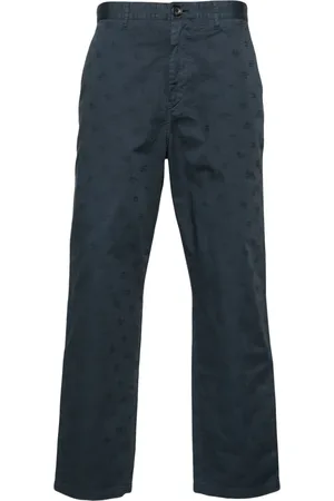Paul Smith Gerade Jeans aus Monogramm-Jacquard