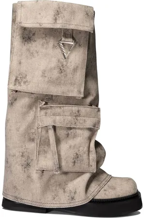 The Attico Robin Canvas-Stiefel