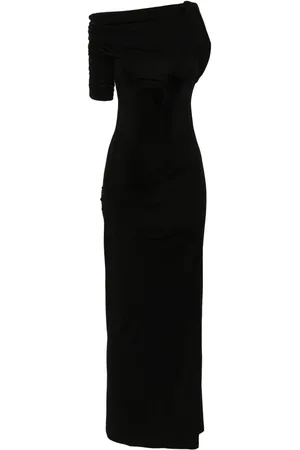 Jacquemus La Robe Drapeado Midikleid