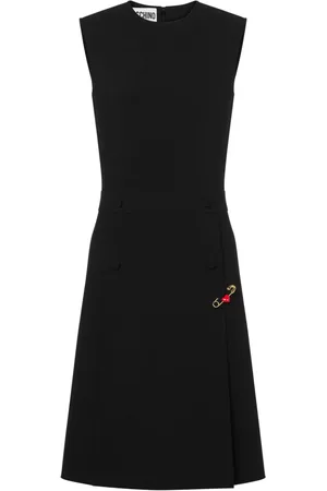 Moschino Ärmelloses Kleid mit Sicherheitsnadel