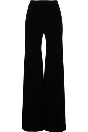 GALVAN Samthose mit weitem Bein