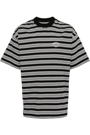 Izzue Gestreiftes T-Shirt mit Logo