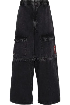 Izzue Stückgefärbte Wide-Leg-Hose