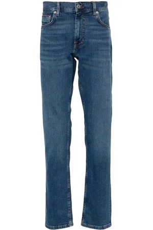 Tommy Hilfiger Gerade Jeans mit Logo-Patch