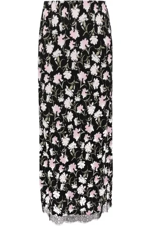 LOVESHACKFANCY Castle Midirock mit blumigem Print