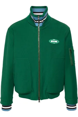 Moschino Bomberjacke mit Logo-Applikation