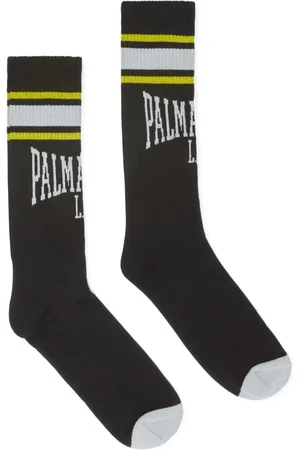 Palm Angels College Socken mit Intarsien-Logo