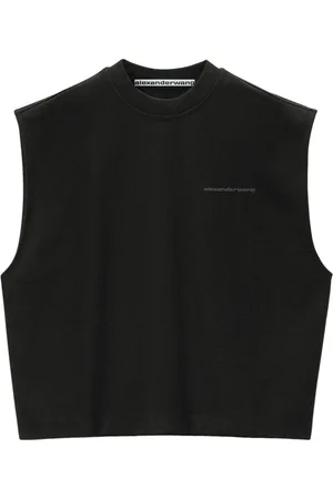 Alexander Wang Trägershirt mit Logo-Prägung