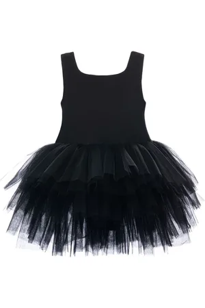 Mimi Tutu Ärmelloses Tüllkleid mit eckigem Ausschnitt