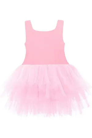 Mimi Tutu Ärmelloses Tüllkleid mit eckigem Ausschnitt