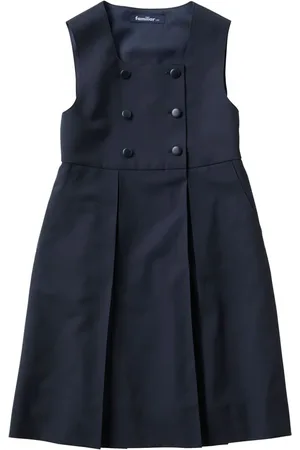 Familiar Doppelreihiges Midikleid