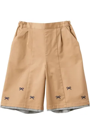 Familiar Weite Hose mit Schleifen-Print