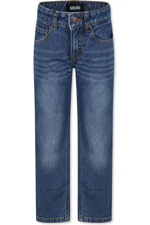 Molo Halbhohe Straight-Leg-Jeans