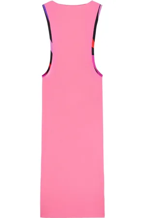 Puccini Seidenkleid mit Marmo-Print