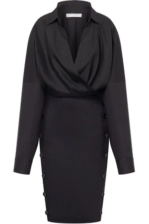 Serafini Langärmeliges Wickelkleid