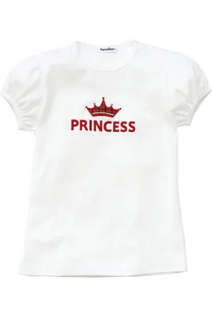 Familiar T-Shirt mit Stickerei