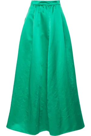 FORTE FORTE Maxirock aus Satin