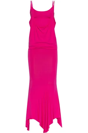 The Attico Maxikleid im Layering-Look