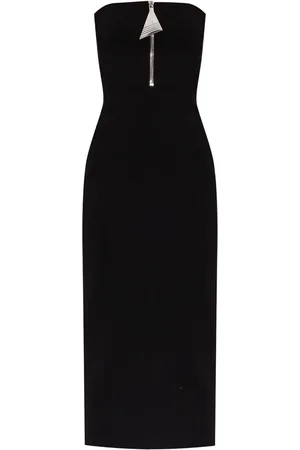 The Attico Trägerloses Midikleid