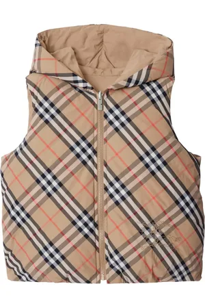Burberry Gefütterte Wendeweste mit Check