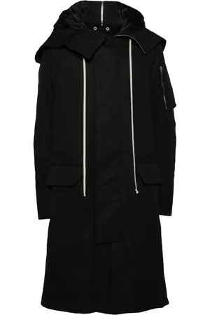 Rick Owens Gefütterter Kapuzenmantel
