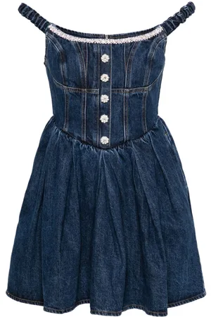 Self-Portrait Kristallverziertes Kleid