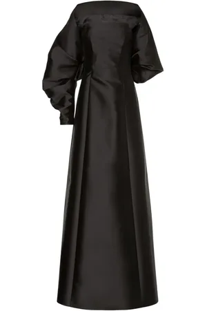 Alberta Ferretti Langes A-Linien-Kleid