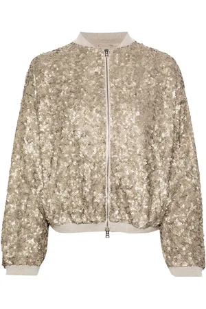 HERNO Bomberjacke mit Pailletten