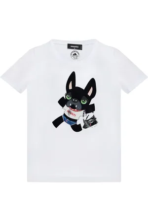 Dsquared2 T-Shirt mit Hunde-Print