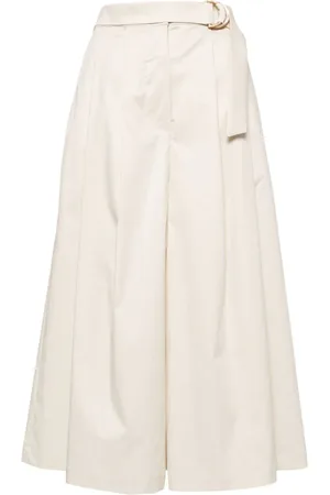 FEDELI Cropped-Hose mit weitem Bein