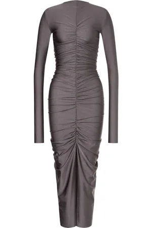 Serafini Midikleid mit Raffungen