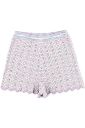 ZIMMERMANN Gestrickte Shorts mit Streifen
