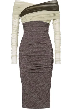 Serafini Schulterfreies Kleid
