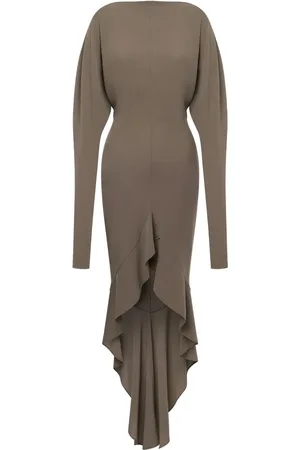 Serafini Drapiertes Kleid im asymmetrischen Look