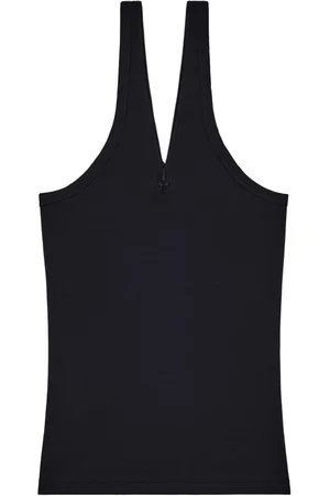 Courrèges Top mit Logo-Stickerei